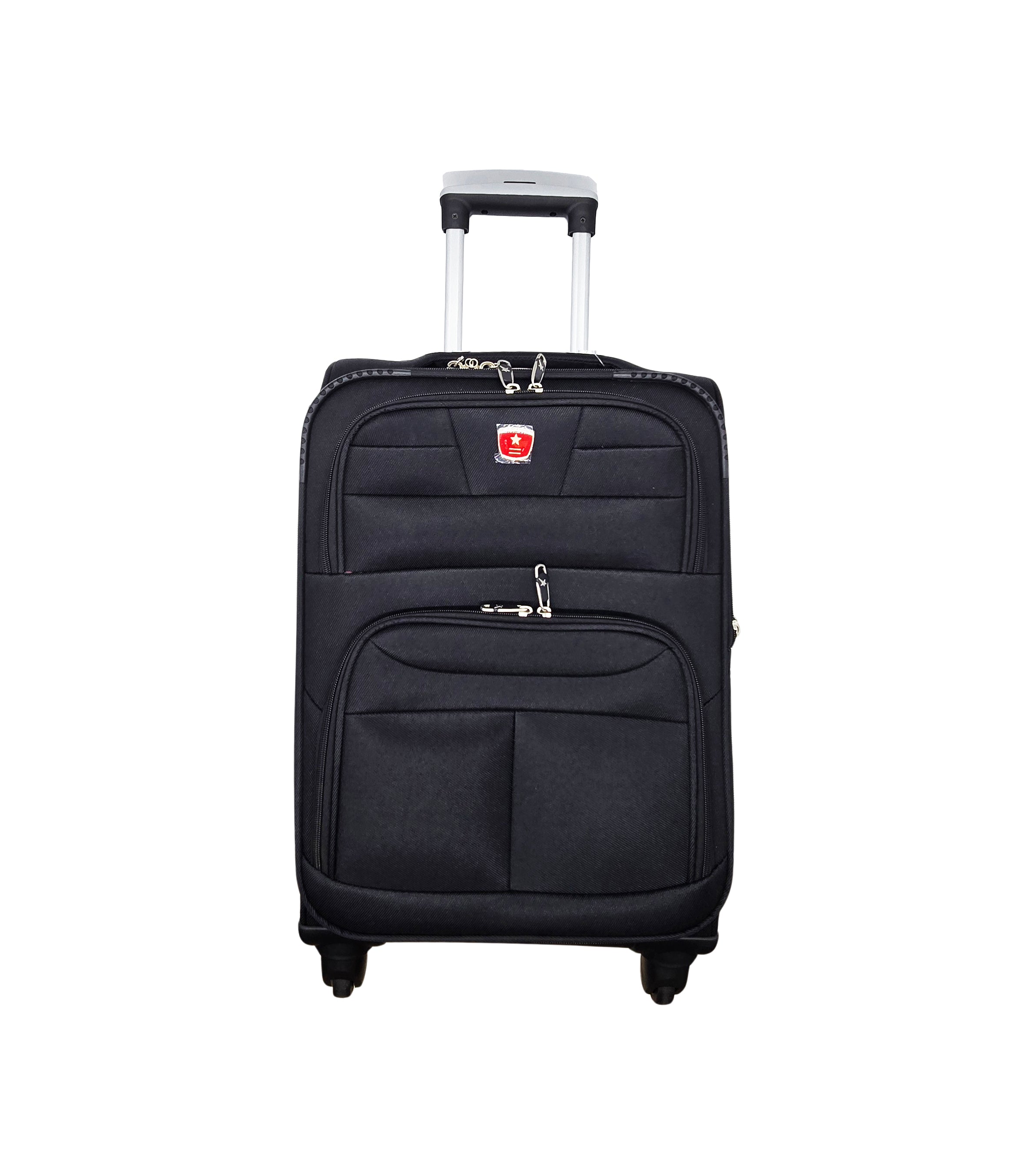 SOFT COVER ABS LIGHT WEIGHT LUGGAGES (BLACK)